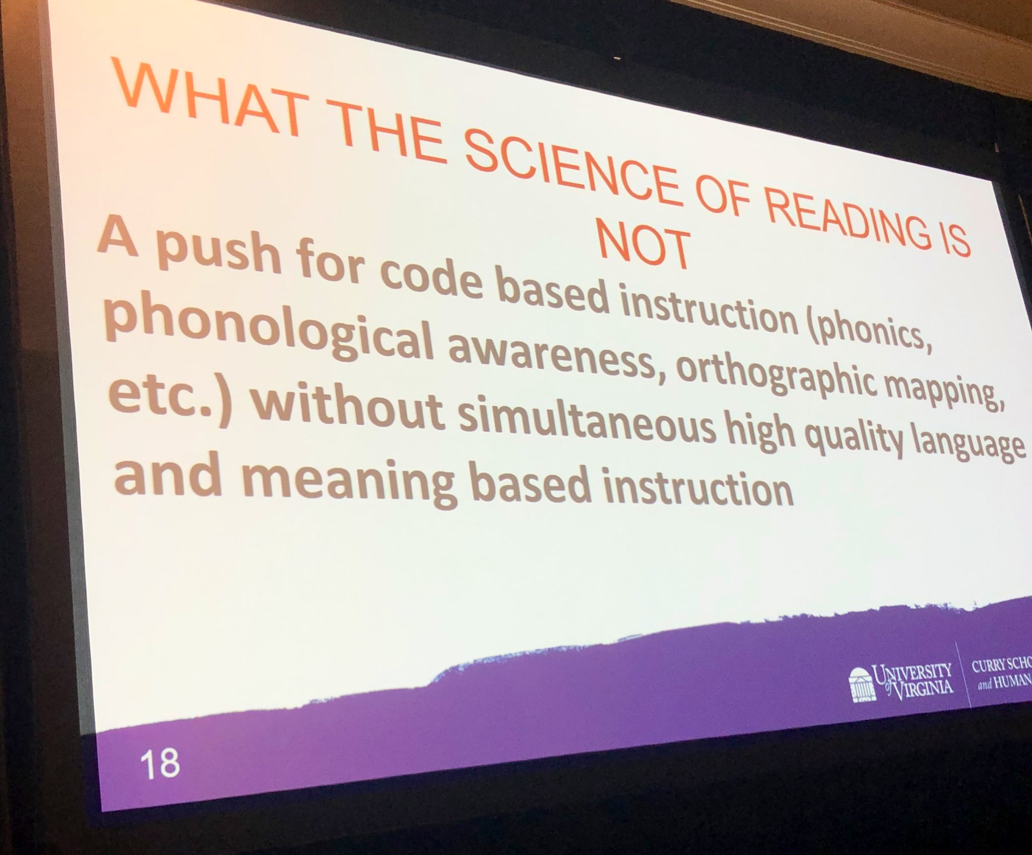What the Science of Reading is not
